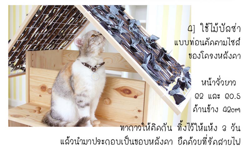 DIY บ้านแมว DIY บ้านแมว