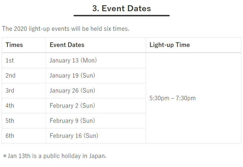 Shirakawa-go Light Up 2020 Shirakawa-go Light Up 2020
