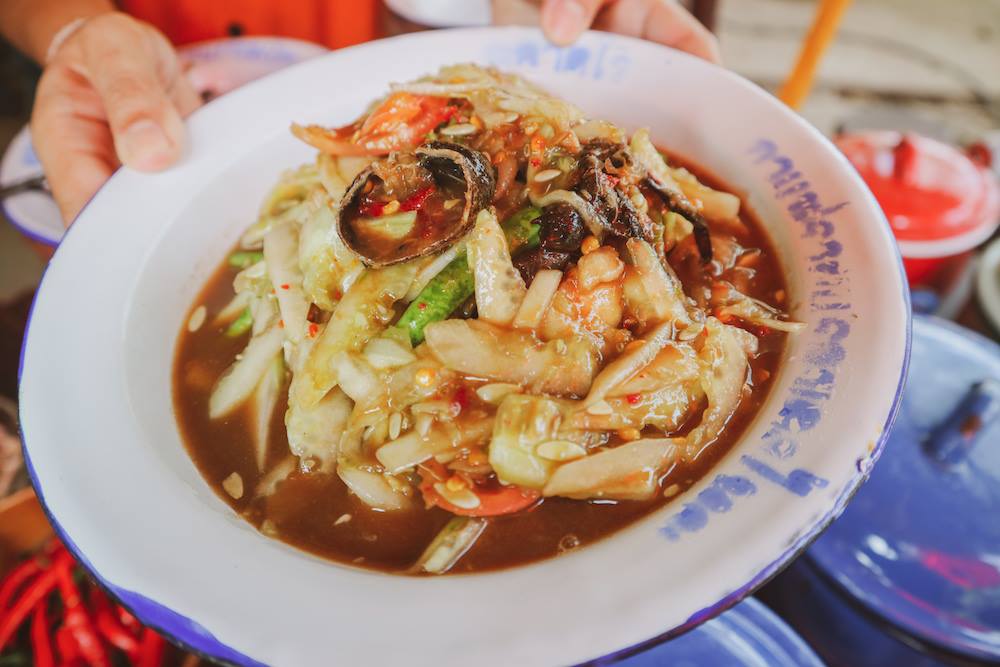 เที่ยวสระบุรี ตลาดโรงคั่ว อาหาร