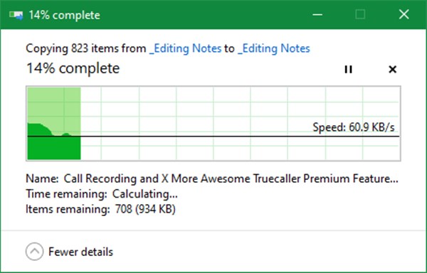 วิธี Copy ไฟล์บน Windows ให้เร็วขึ้น วิธี Copy ไฟล์บน Windows ให้เร็วขึ้น
