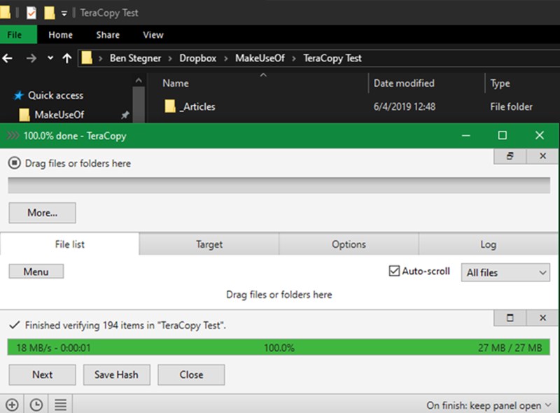 วิธี Copy ไฟล์บน Windows ให้เร็วขึ้น วิธี Copy ไฟล์บน Windows ให้เร็วขึ้น