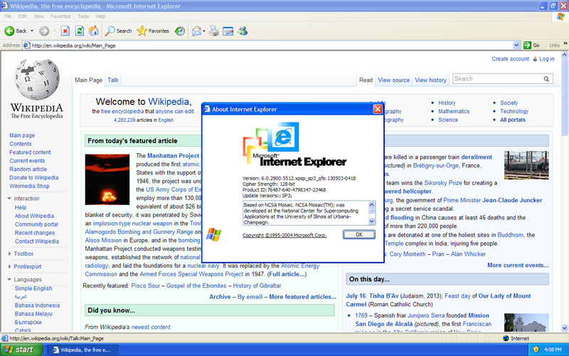 Internet Explorer Internet Explorer