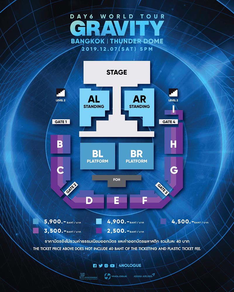 DAY6 WORLD TOUR ‘GRAVITY’ in BANGKOK DAY6 WORLD TOUR ‘GRAVITY’ in BANGKOK