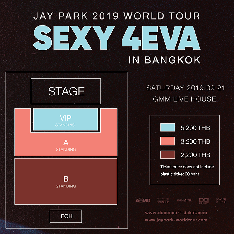 Jay Park 2019 World Tour Sexy 4EVA in Bangkok Jay Park 2019 World Tour Sexy 4EVA in Bangkok