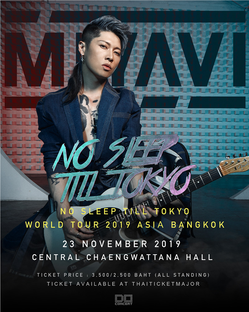 Miyavi No Sleep Till Tokyo World Tour 2019 Asia Bangkok Miyavi No Sleep Till Tokyo World Tour 2019 Asia Bangkok