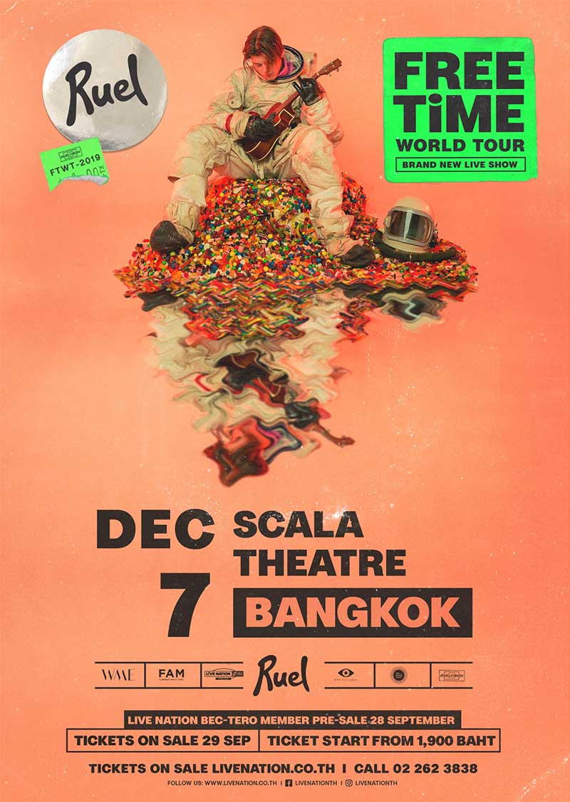 Ruel Free Time World Tour Live in Bangkok Ruel Free Time World Tour Live in Bangkok
