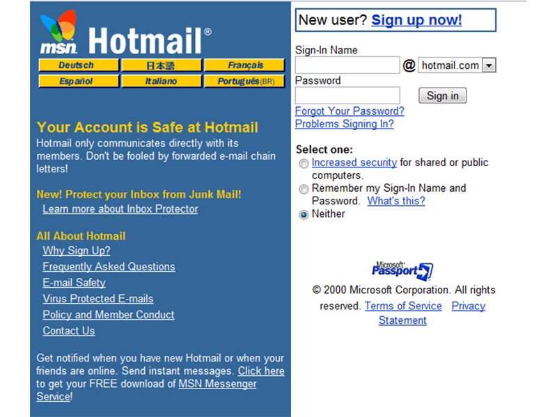 hotmail hotmail