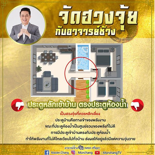 ฮวงจุ้ยบ้าน หมอช้าง ทศพร ฮวงจุ้ยบ้าน หมอช้าง ทศพร