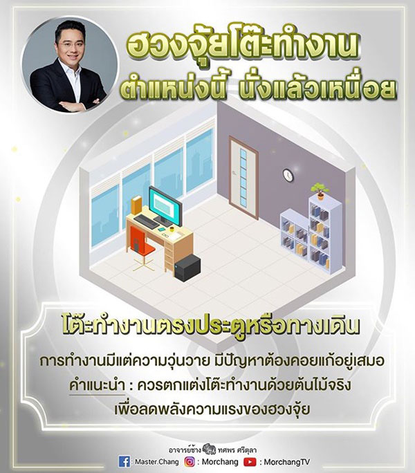 ฮวงจุ้ยบ้าน หมอช้าง ทศพร ฮวงจุ้ยบ้าน หมอช้าง ทศพร