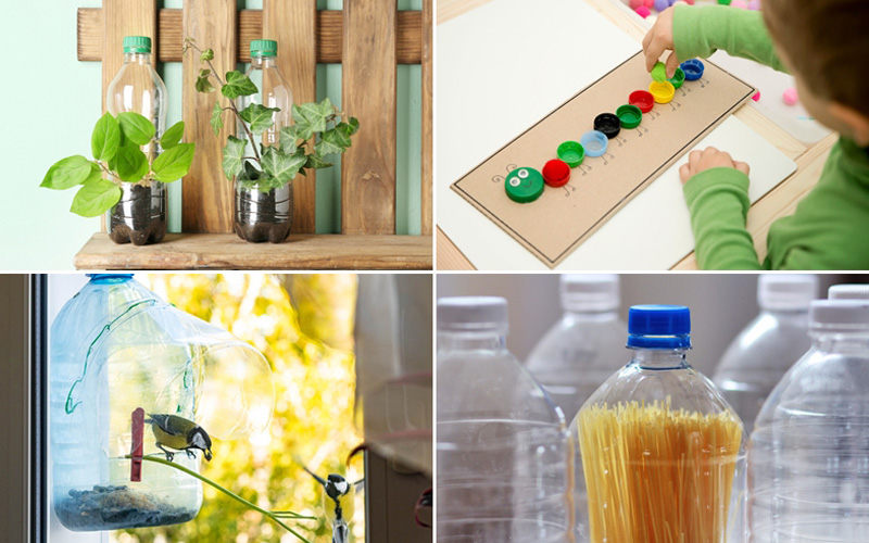 DIY ขวดพลาสติก DIY ขวดพลาสติก