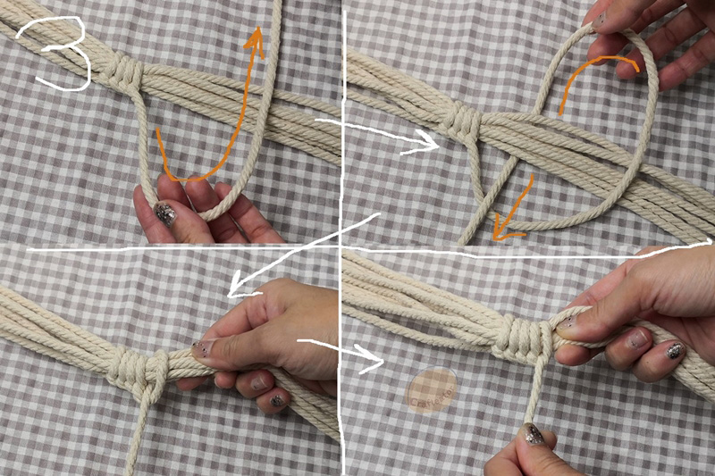 วิธีถักมาคราเม่ DIY เชือกแขวนกระถางต้นไม้ทำเอง วิธีถักมาคราเม่ DIY เชือกแขวนกระถางต้นไม้ทำเอง
