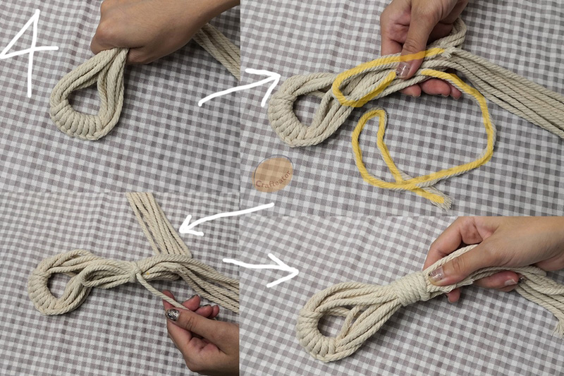 วิธีถักมาคราเม่ DIY เชือกแขวนกระถางต้นไม้ทำเอง วิธีถักมาคราเม่ DIY เชือกแขวนกระถางต้นไม้ทำเอง