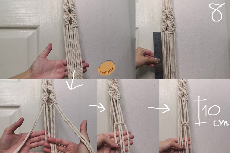 วิธีถักมาคราเม่ DIY เชือกแขวนกระถางต้นไม้ทำเอง วิธีถักมาคราเม่ DIY เชือกแขวนกระถางต้นไม้ทำเอง