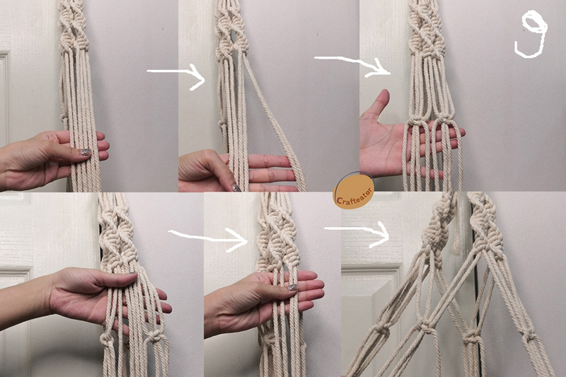 วิธีถักมาคราเม่ DIY เชือกแขวนกระถางต้นไม้ทำเอง วิธีถักมาคราเม่ DIY เชือกแขวนกระถางต้นไม้ทำเอง