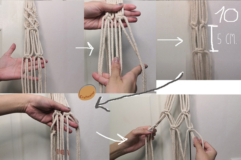 วิธีถักมาคราเม่ DIY เชือกแขวนกระถางต้นไม้ทำเอง วิธีถักมาคราเม่ DIY เชือกแขวนกระถางต้นไม้ทำเอง