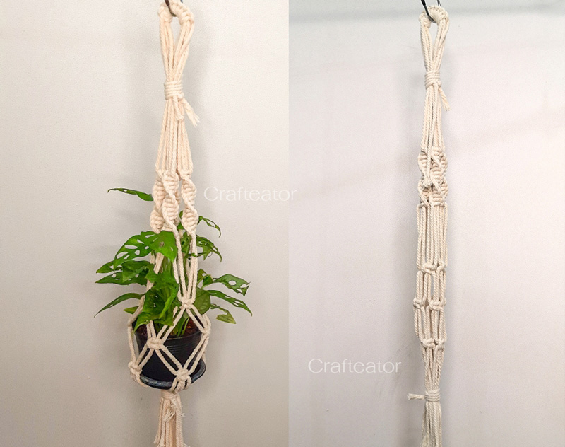 วิธีถักมาคราเม่ DIY เชือกแขวนกระถางต้นไม้ทำเอง วิธีถักมาคราเม่ DIY เชือกแขวนกระถางต้นไม้ทำเอง