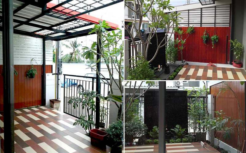 จัดสวนหน้าบ้านทาวน์เฮ้าส์ จัดสวนหน้าบ้านทาวน์เฮ้าส์