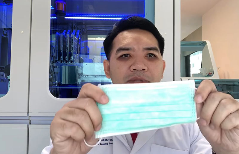 วิธีสวมหน้ากากอนามัย วิธีสวมหน้ากากอนามัย