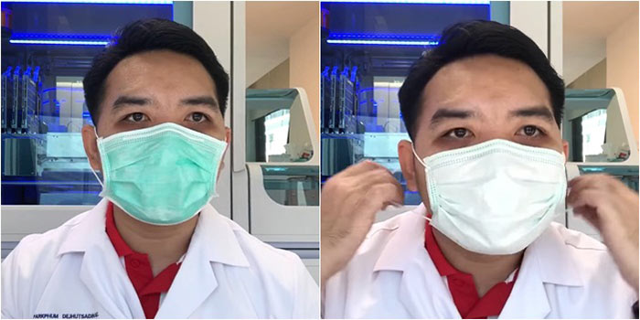 วิธีสวมหน้ากากอนามัย วิธีสวมหน้ากากอนามัย