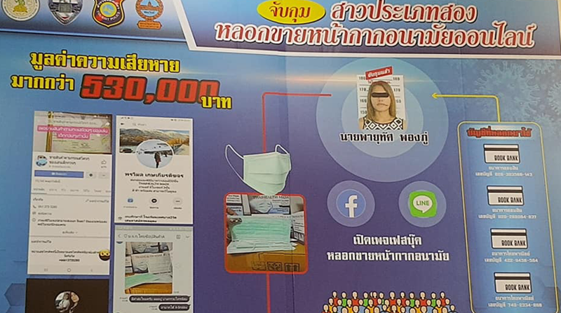 หลอกขายหน้ากากอนามัย หลอกขายหน้ากากอนามัย
