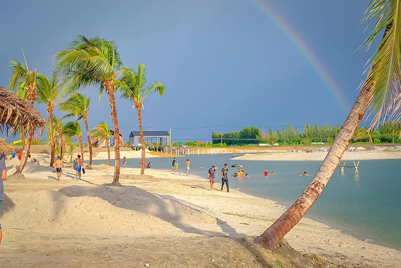ที่เที่ยวนครปฐม หาดทรายขาว นครชัยศรี