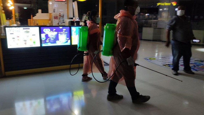 เดอะมอลล์บางแค ปิดฆ่าเชื้อโรค เดอะมอลล์บางแค ปิดฆ่าเชื้อโรค