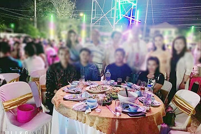 แจ้งจับเจ้าภาพงานบวช  แจ้งจับเจ้าภาพงานบวช