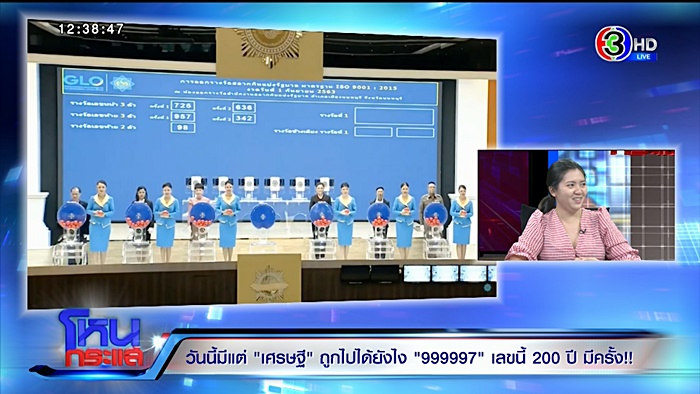 ถูกลอตเตอรี่รางวัลที่ 1 ถูกลอตเตอรี่รางวัลที่ 1