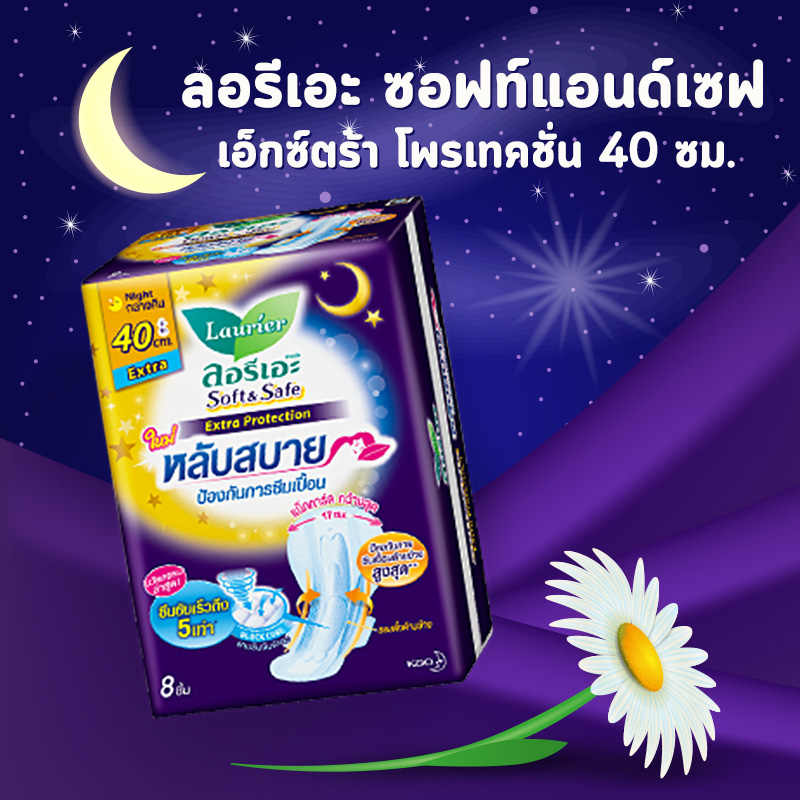 ผ้าอนามัยแบบกลางคืน ผ้าอนามัยแบบกลางคืน