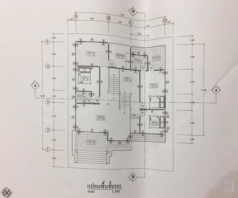 แบบบ้านชั้นครึ่ง 3 ห้องนอน 3 ห้องน้ำ แบบบ้านชั้นครึ่ง 3 ห้องนอน 3 ห้องน้ำ