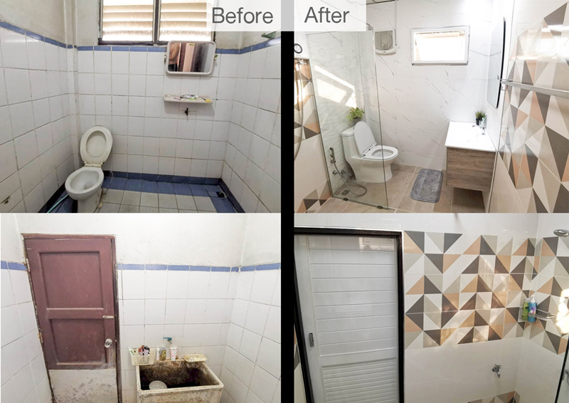 รีโนเวทห้องน้ำ งบ 50,000 บาท รีโนเวทห้องน้ำ งบ 50,000 บาท