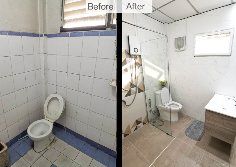 รีโนเวทห้องน้ำ งบ 50,000 บาท รีโนเวทห้องน้ำ งบ 50,000 บาท
