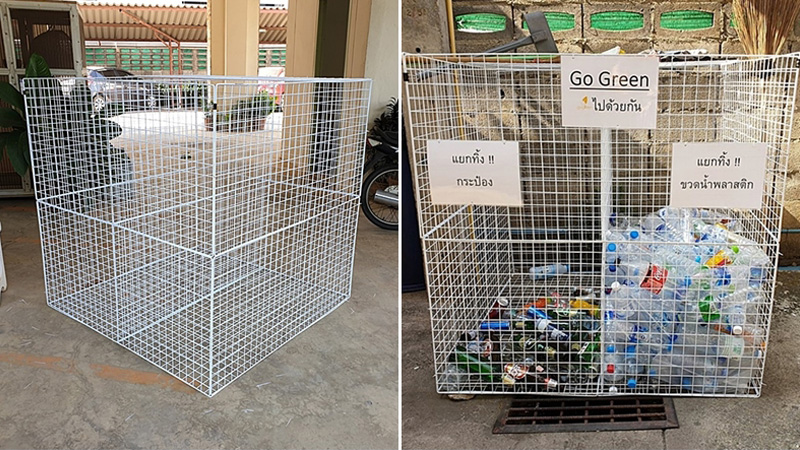 DIY กล่องแยกขยะทำเอง DIY กล่องแยกขยะทำเอง