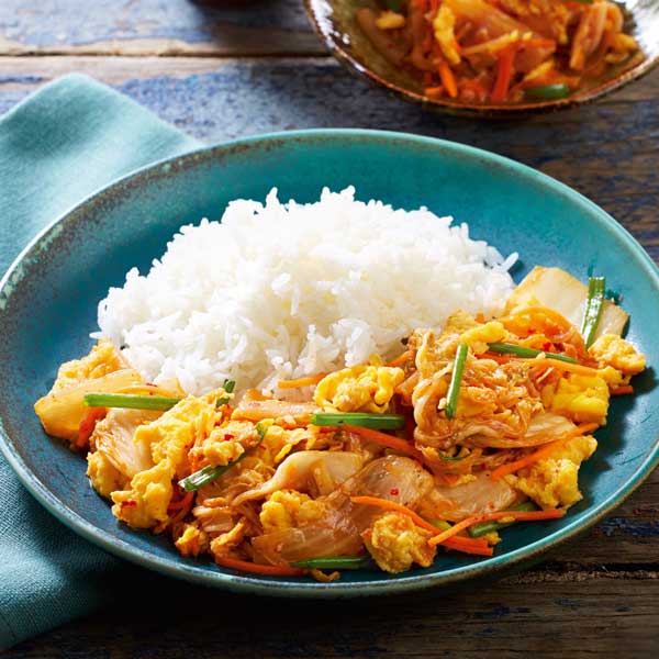 กิมจิผัดไข่ กิมจิผัดไข่