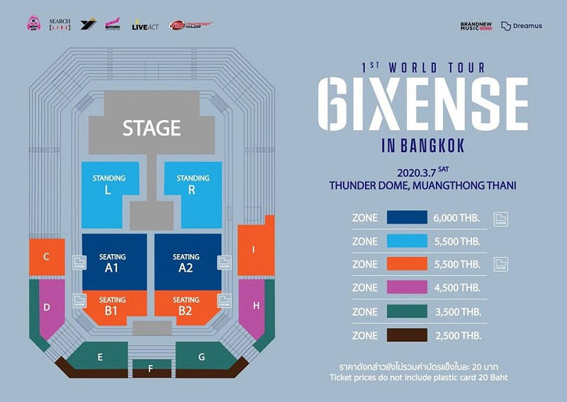 AB6IX 1ST World Tour 6IXENSE in Bangkok AB6IX 1ST World Tour 6IXENSE in Bangkok