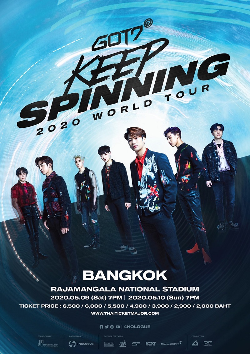 GOT7 2020 World Tour Keep Spinning in Babgkok GOT7 2020 World Tour Keep Spinning in Babgkok
