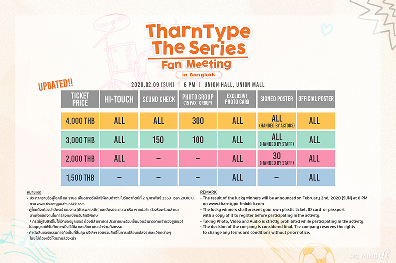 Tharn Type The Series Fan Meeting in Bangkok Tharn Type The Series Fan Meeting in Bangkok
