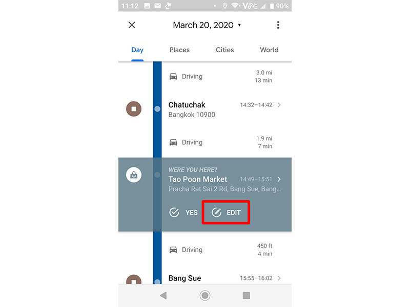 ประวัติการเดินทาง google maps ประวัติการเดินทาง google maps