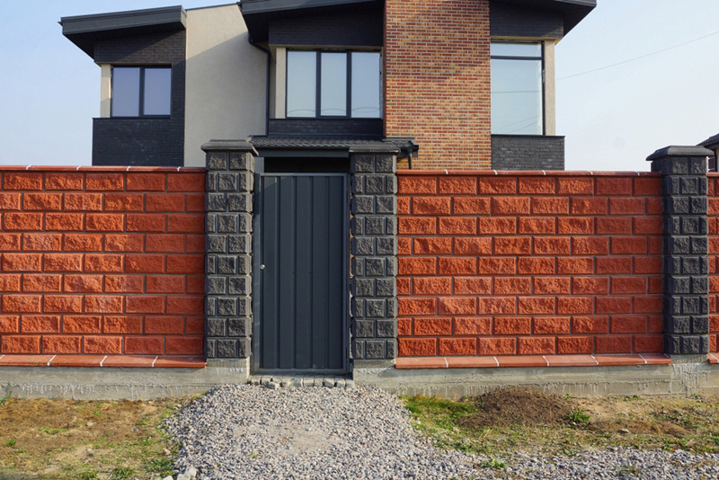 แบบรั้วอิฐ แบบรั้วบ้าน