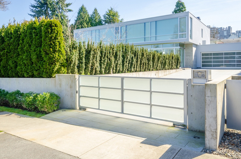 แบบรั้วคอนกรีต แบบรั้วบ้าน