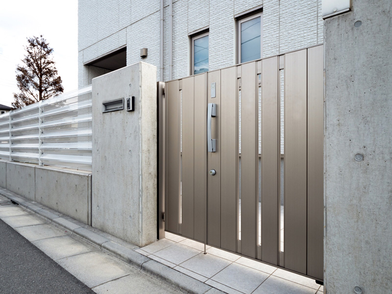 แบบรั้วคอนกรีต แบบรั้วบ้าน