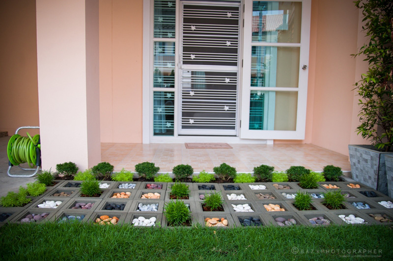 จัดสวนหน้าบ้านทาวน์เฮ้าส์ จัดสวนหน้าบ้านทาวน์เฮ้าส์