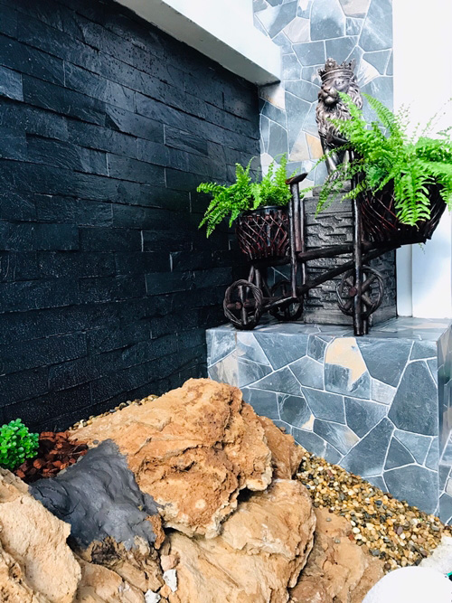 จัดสวนหินหน้าบ้าน จัดสวนหินหน้าบ้าน
