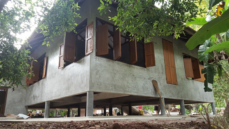 บ้านชั้นเดียวในสวน บ้านชั้นเดียวในสวน