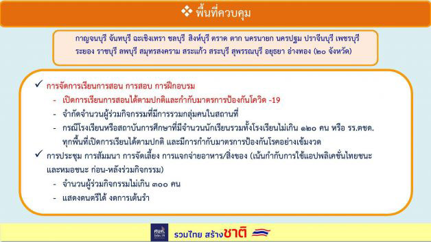 มาตรการผ่อนคลายใหม่ มาตรการผ่อนคลายใหม่