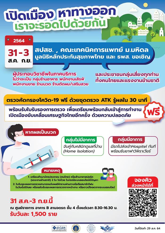 ตรวจโควิดฟรี ตรวจโควิดฟรี