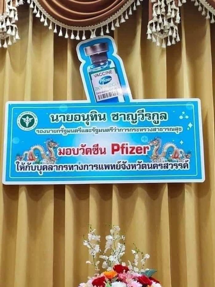 ไฟเซอร์, อนุทิน ชาญวีรกูล ไฟเซอร์, อนุทิน ชาญวีรกูล