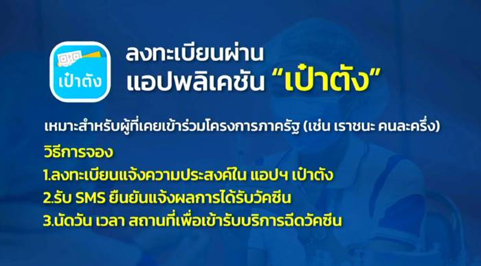 จองวัคซีนโควิด จองวัคซีนโควิด