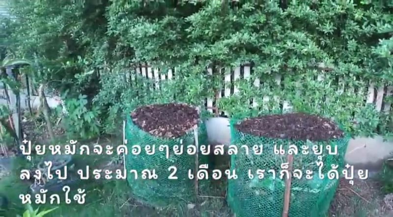 วิธีทำปุ๋ยหมักไม่พลิกกอง วิธีทำปุ๋ยหมักไม่พลิกกอง