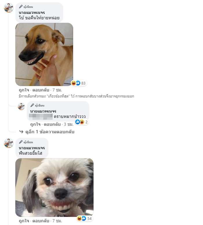 เจ้าสำลีแอบไปเอาฟันปลอมของคุณยายมาใส่ เจ้าสำลีแอบไปเอาฟันปลอมของคุณยายมาใส่